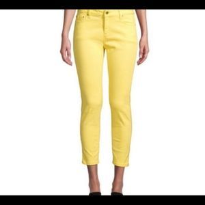 Michael Kors nwot yellow jeans